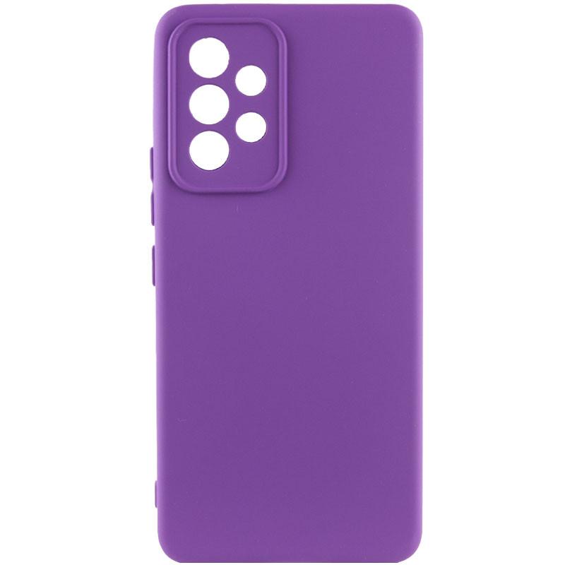 Silicone Cover Full Camera without Logo (A) для Samsung A53 (Purple)