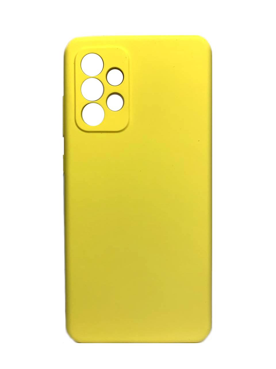 Накладка Fibra для Samsung A72 (Yellow)