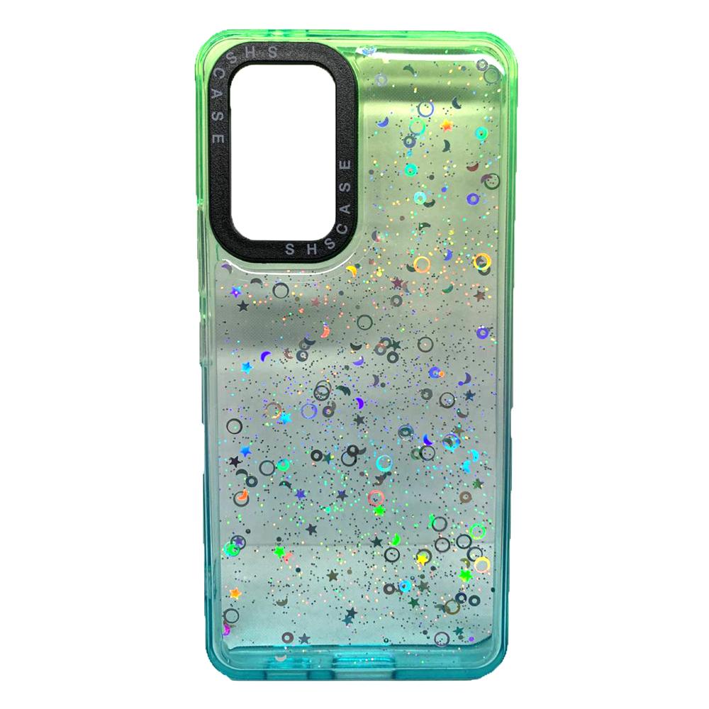 Накладка Shiny-S для Samsung A23 Green/Blue