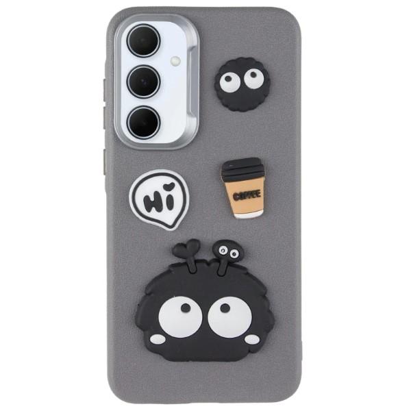 Чохол Leather Toys для Samsung A55 (Monster eyes / Grey)