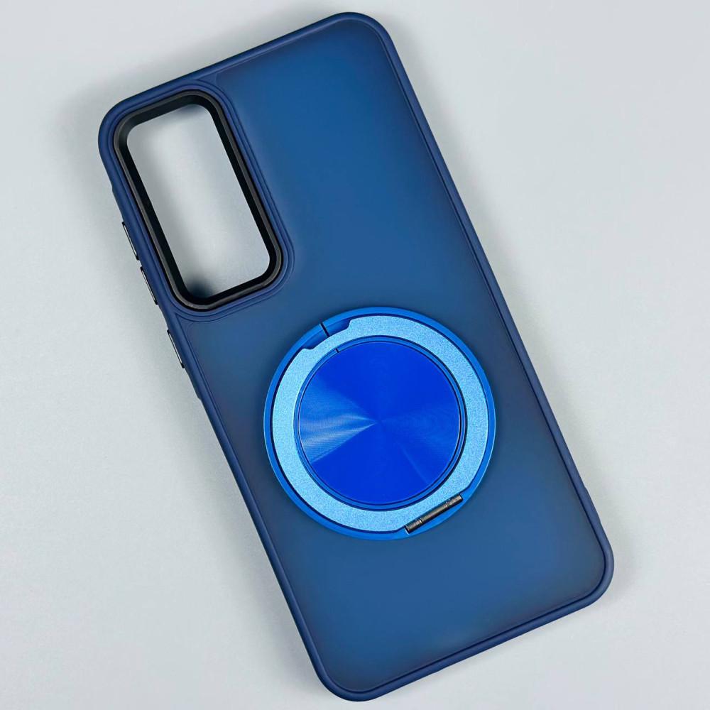 Накладка Space Ring Magsafe для Samsung  A56/A36 / A37  (Синій)