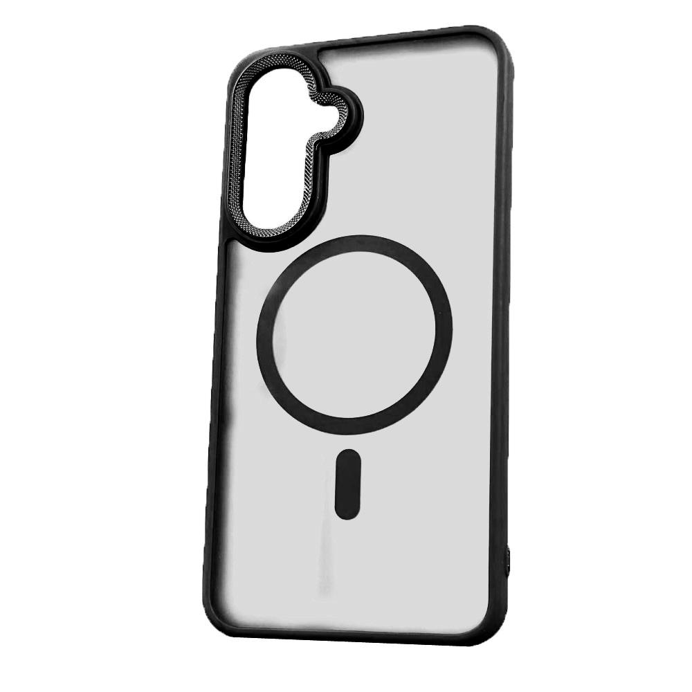 Чохол Matte Corrugated Camera Magnetic  для Samsung A56/ A36 / A37  чорний