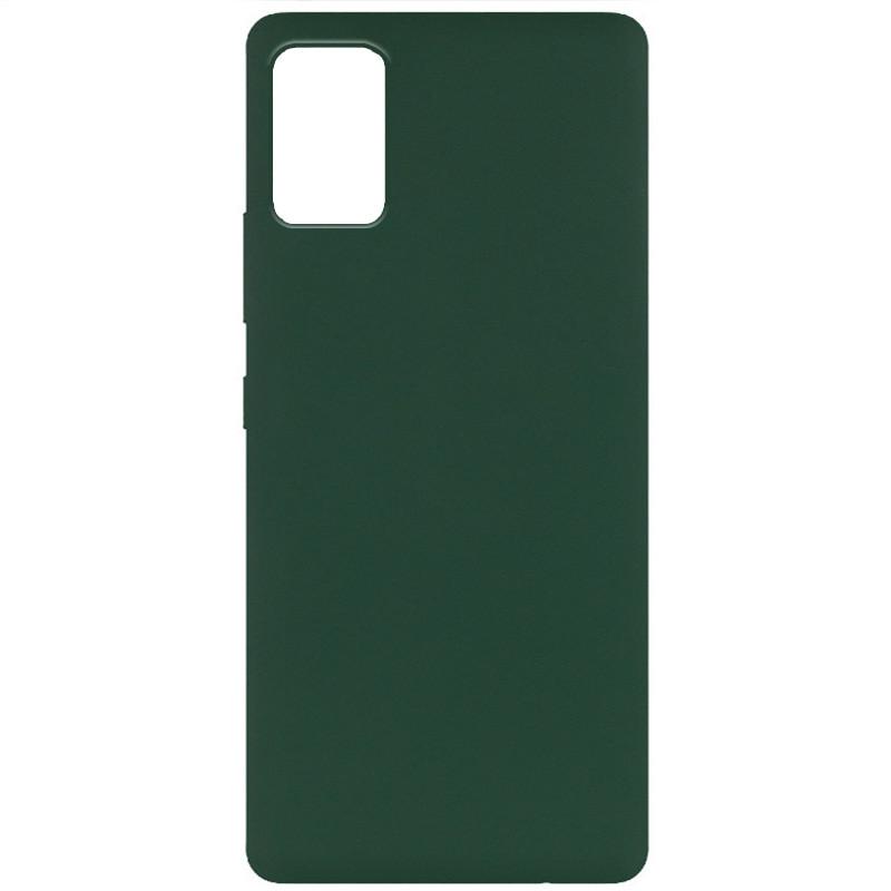 Накладка Fibra для Samsung A31 (Dark Green)