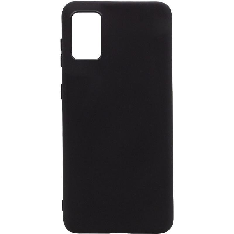 Silicone Cover Full without Logo (A) для Samsung A71 (Black)