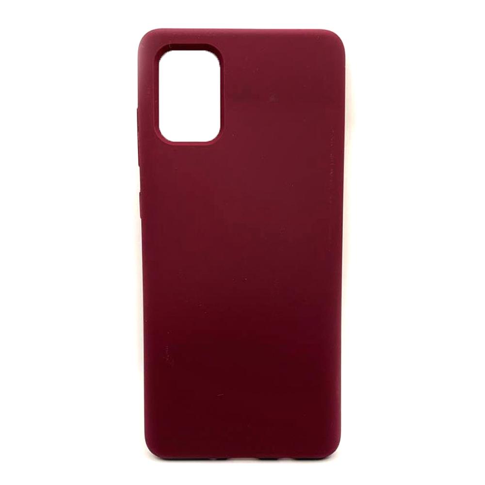 Накладка Fibra для Samsung A71 (Marsala)
