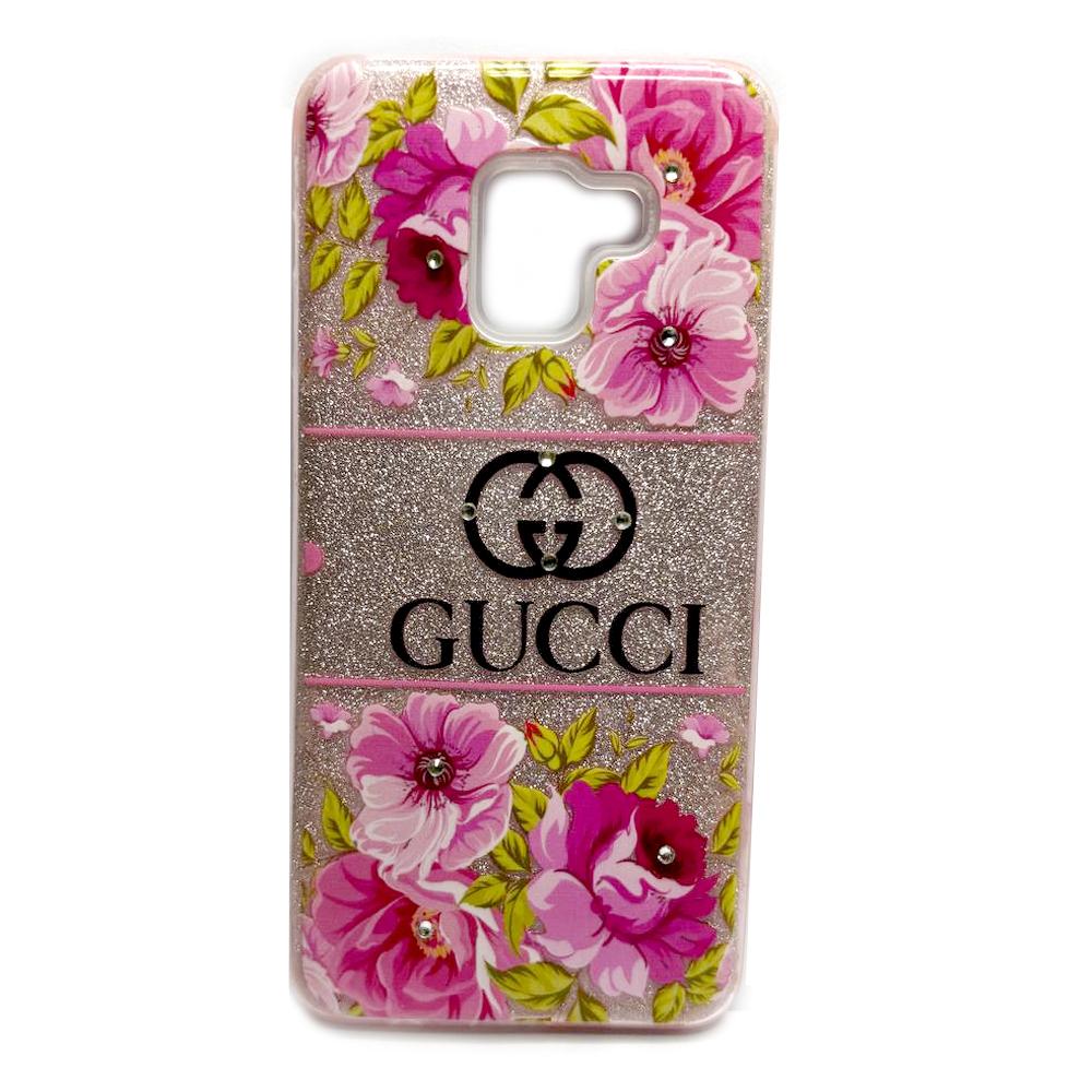 Накладка TWINS для Samsung A8 Plus "Gucci"