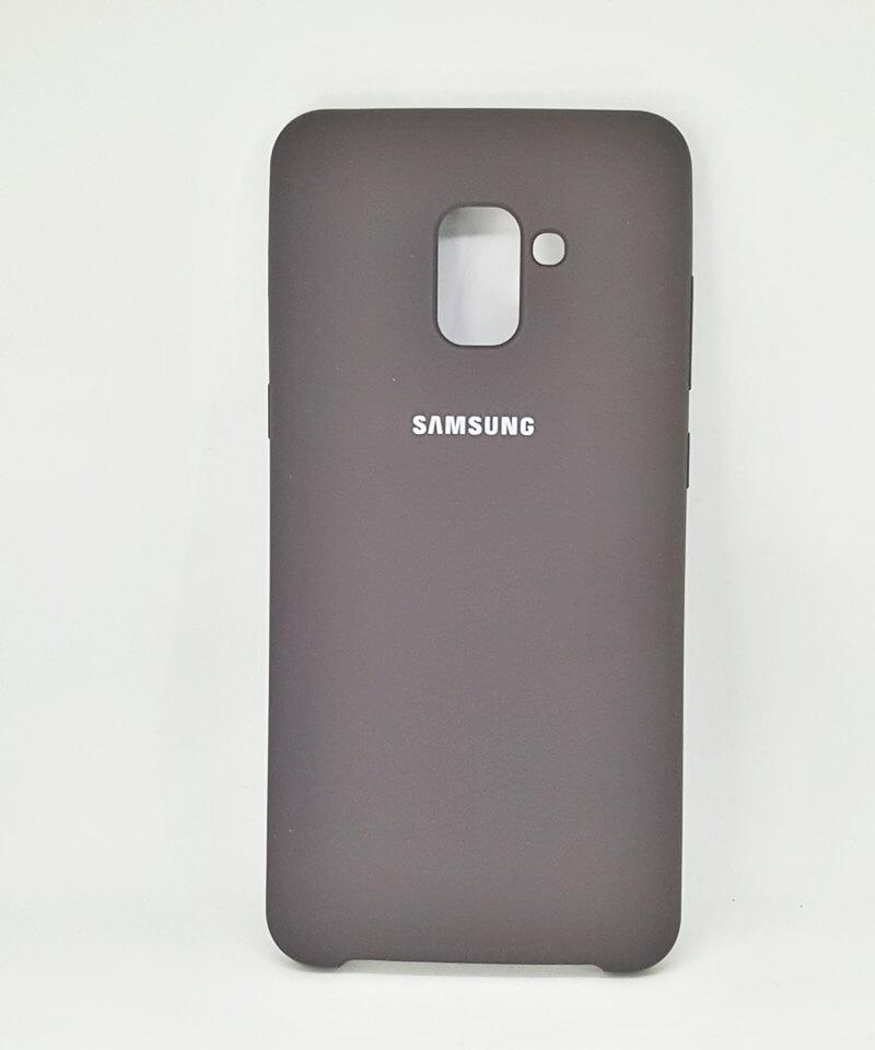 Silicone Case для Samsung A8 Plus (2018) (Cocao)