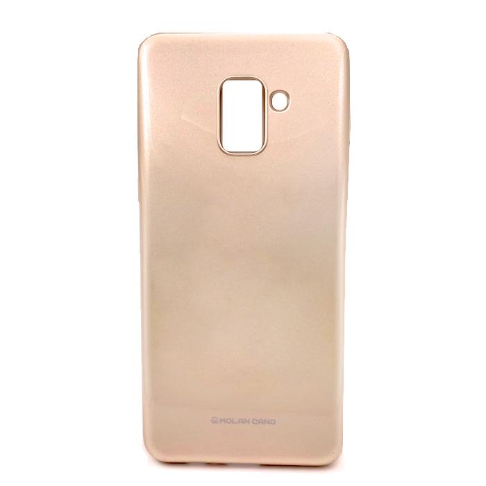 Накладка Molan Cano Jelly для Samsung A8 Plus 2018 (A730) золота