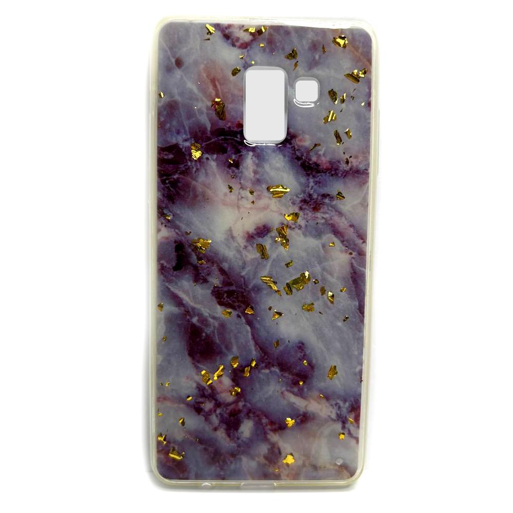 Накладка для Samsung A8 Plus (2018) Marble 01