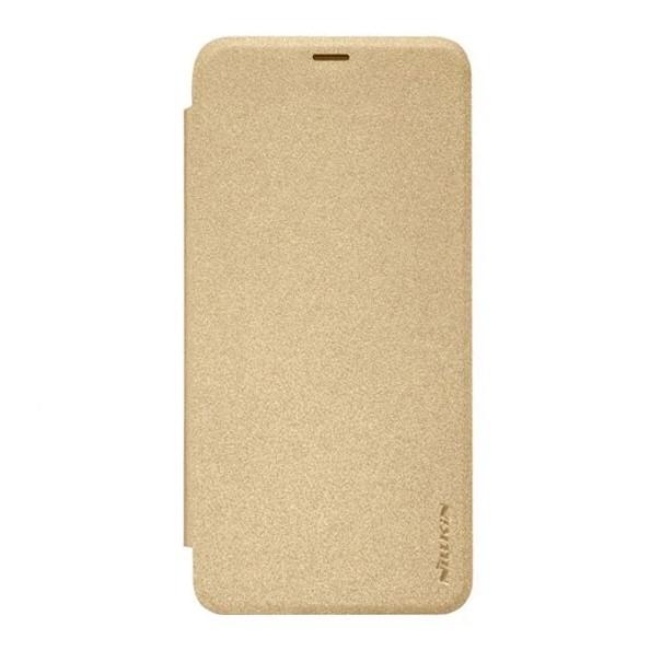 Книжка Nillkin для Samsung A8 Plus золота
