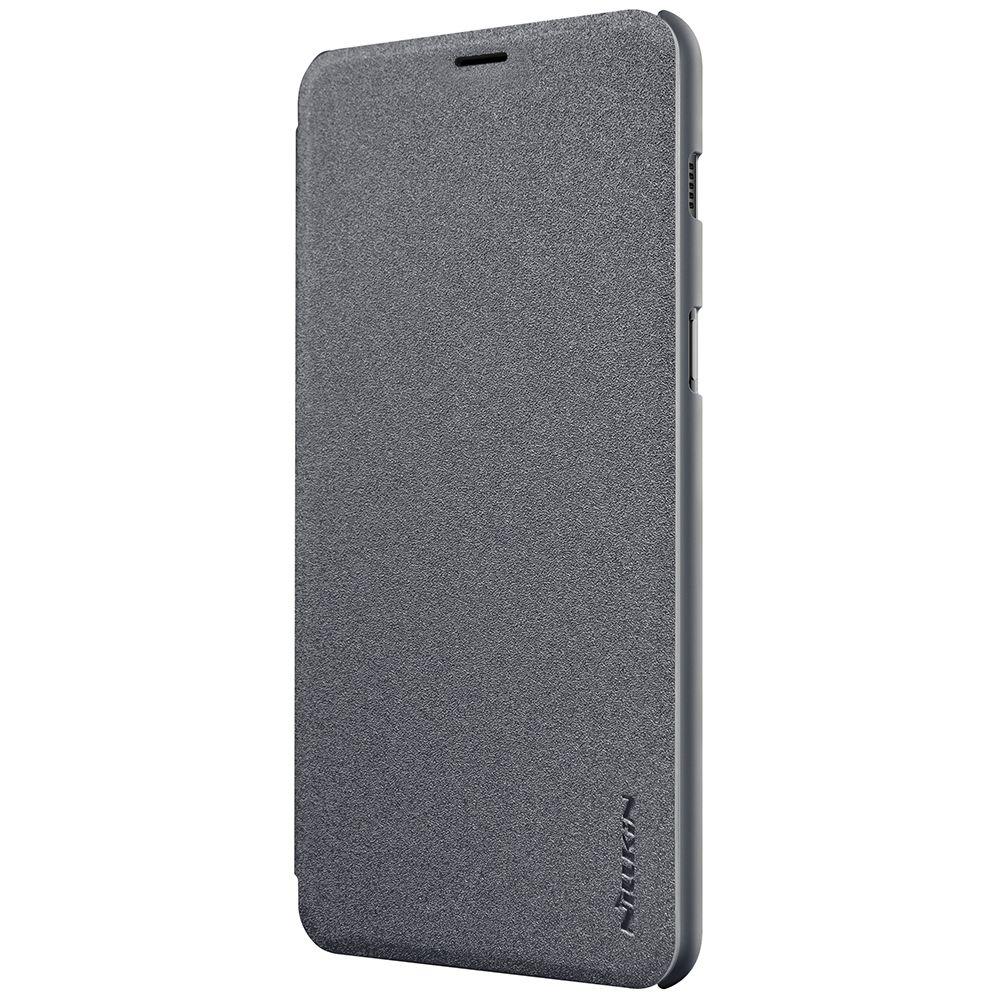 Книжка Nilkin для Samsung A8 Plus сіра