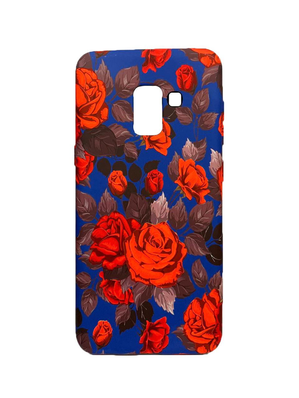 Накладка STAR Case для SAMSUNG A8 (2018) / A530 (Red Rose)
