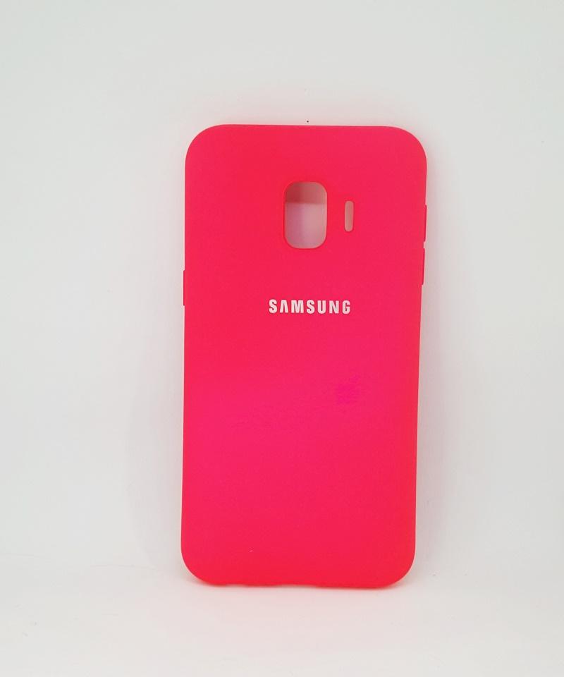 Накладка Original Silicone Case для Samsung J2 Core (2018)/J260 (малинова)