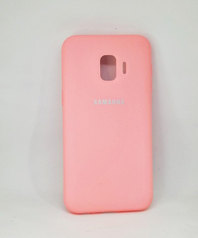 Накладка Original Silicone Case для Samsung J2 Core (2018)/J260 (рожева)