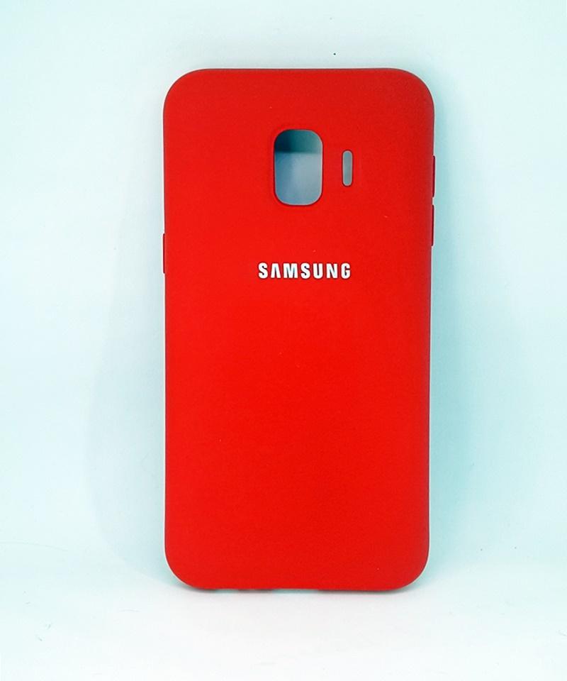 Накладка Original Silicone Case для Samsung J2 Core (2018)/J260 (червона)