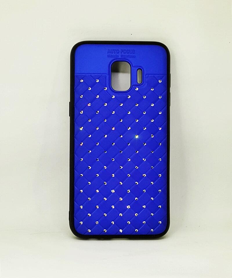 Силикон NETTING DIAMOND Samsung J2 Core (2018)/J260 (синий)