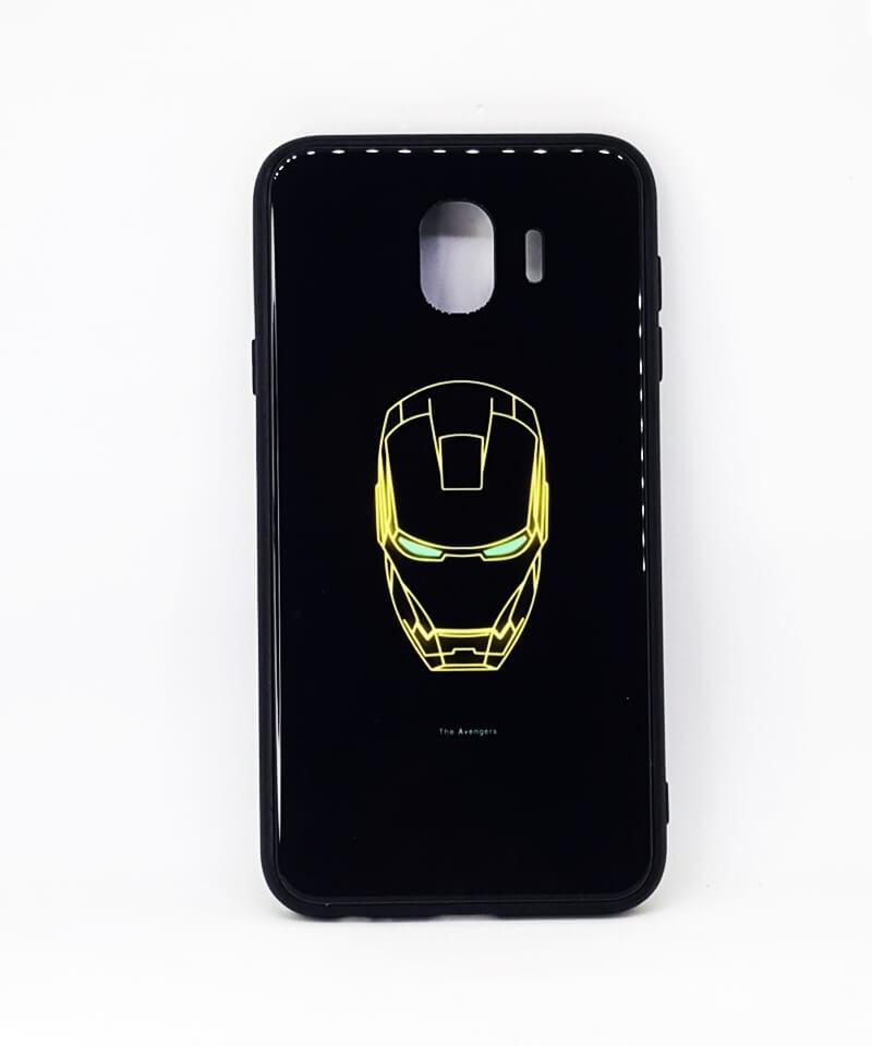 Накладка LUMINOUS GLASS для  Samsung J4 (2018)/J400 (Ironman)