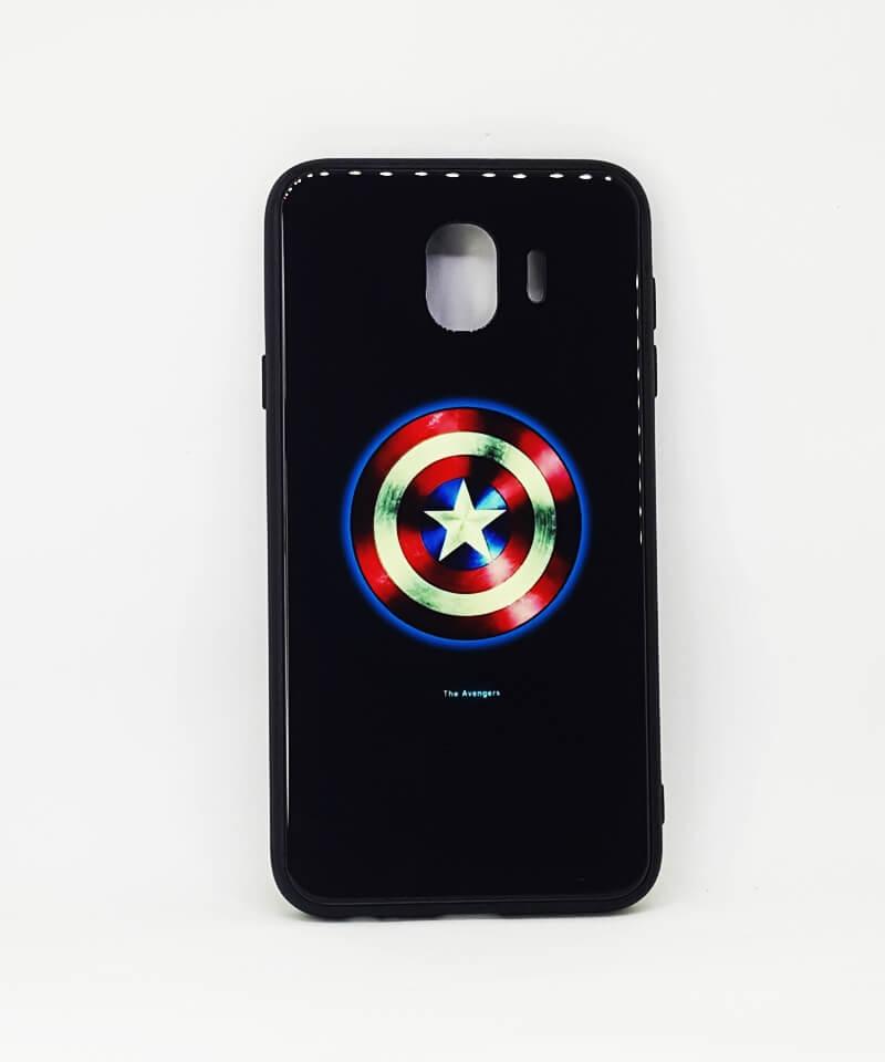 Накладка LUMINOUS GLASS для  Samsung J4 (2018)/J400 (Captain America)