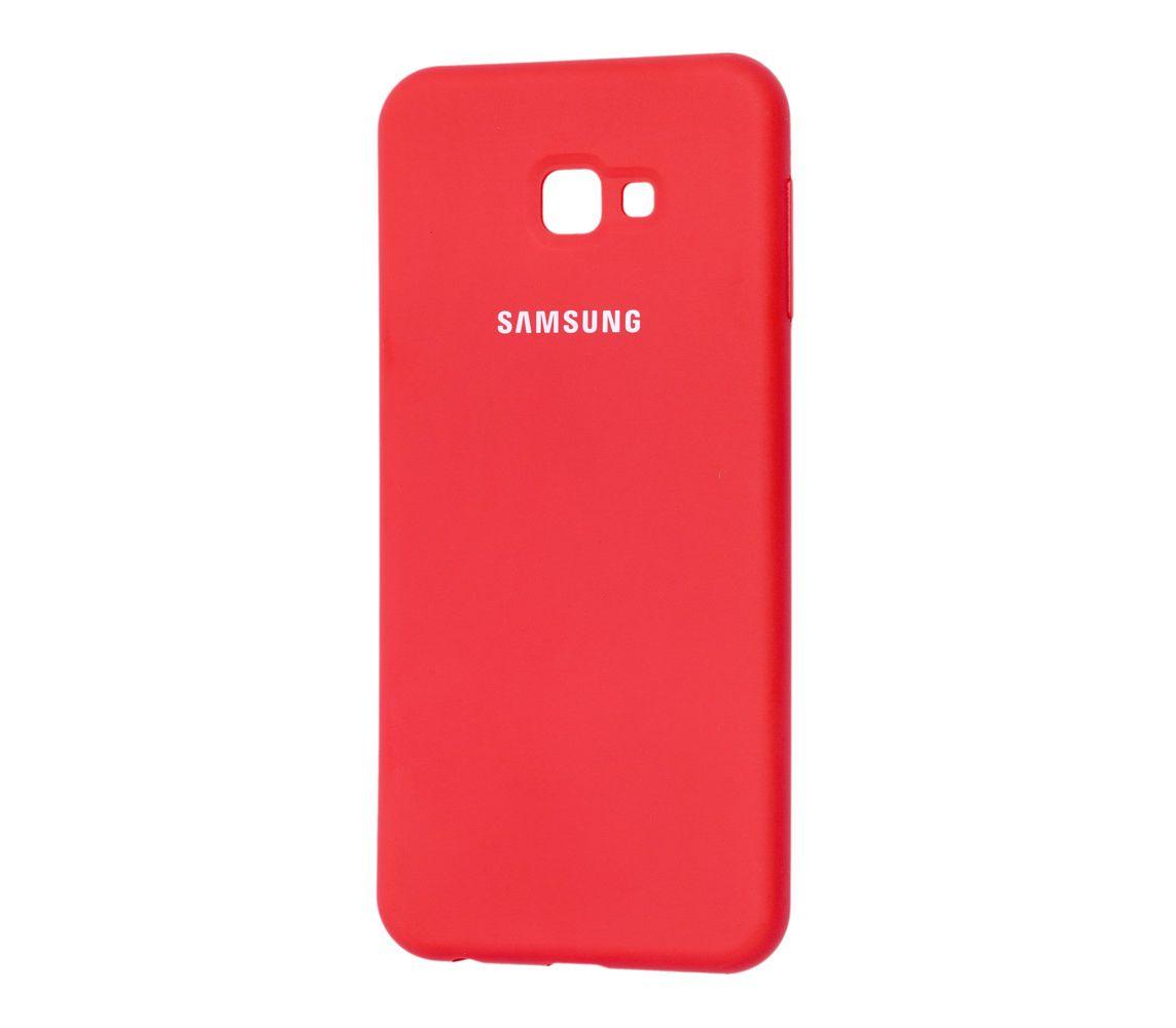 Silicone Cover Full Protective Samsung Galaxy J4 Plus 2018 (J415F) (red)