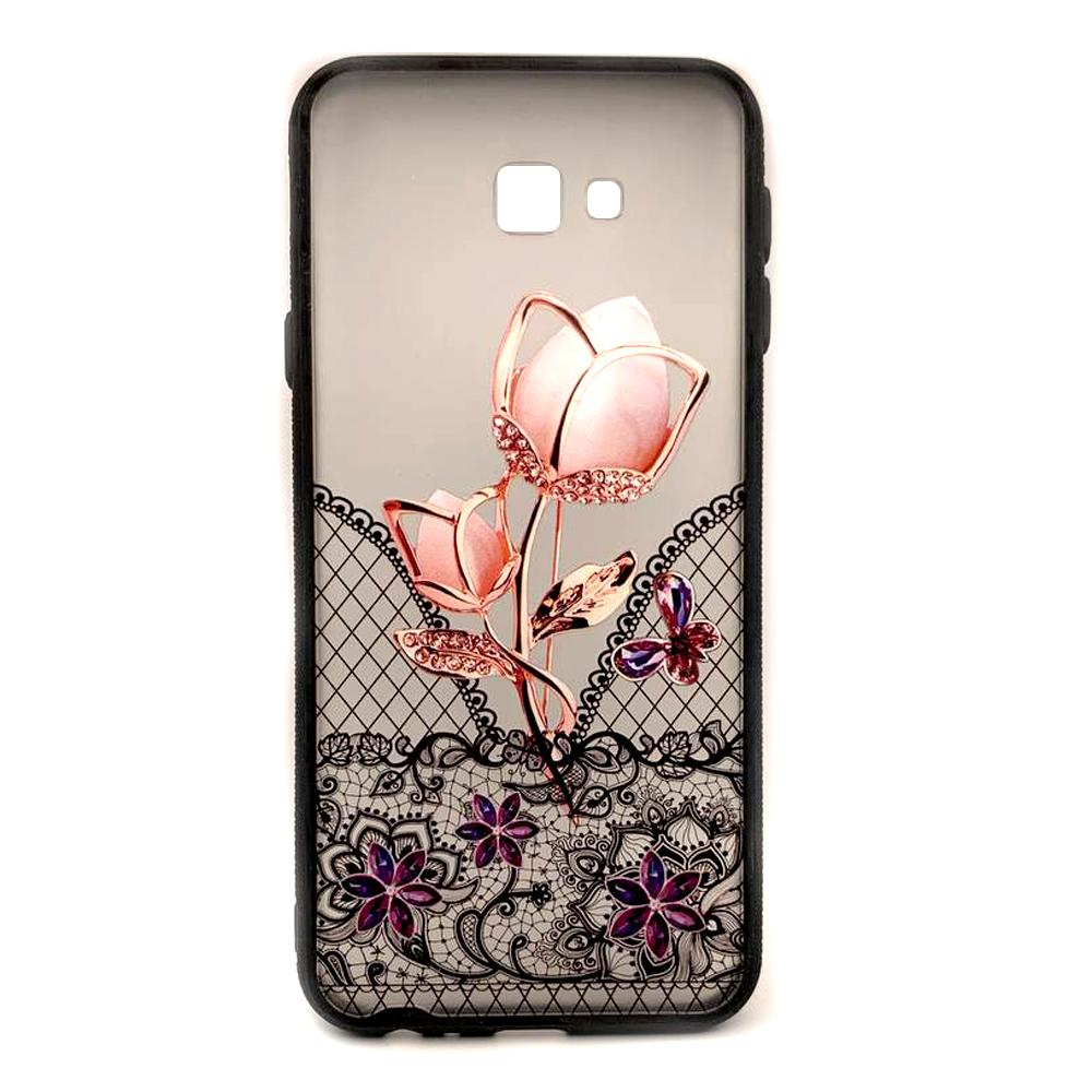 Накладка для Samsung Galaxy J4 Plus 2018 (J415) Rock Tatoo Rose