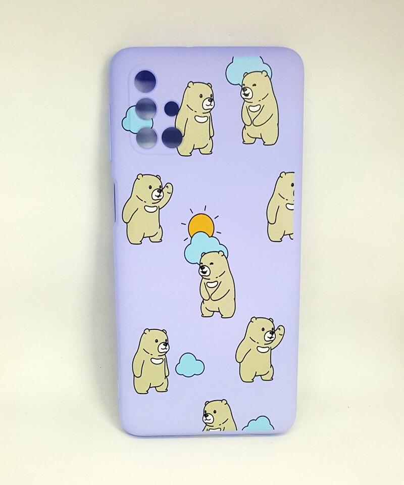 WAVE Fancy для Samsung M31s (cute bears/light purple)