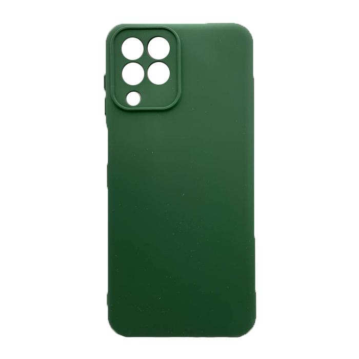 Silicone Cover Full Camera Protective (AA) для Samsung M33 (Dark green)