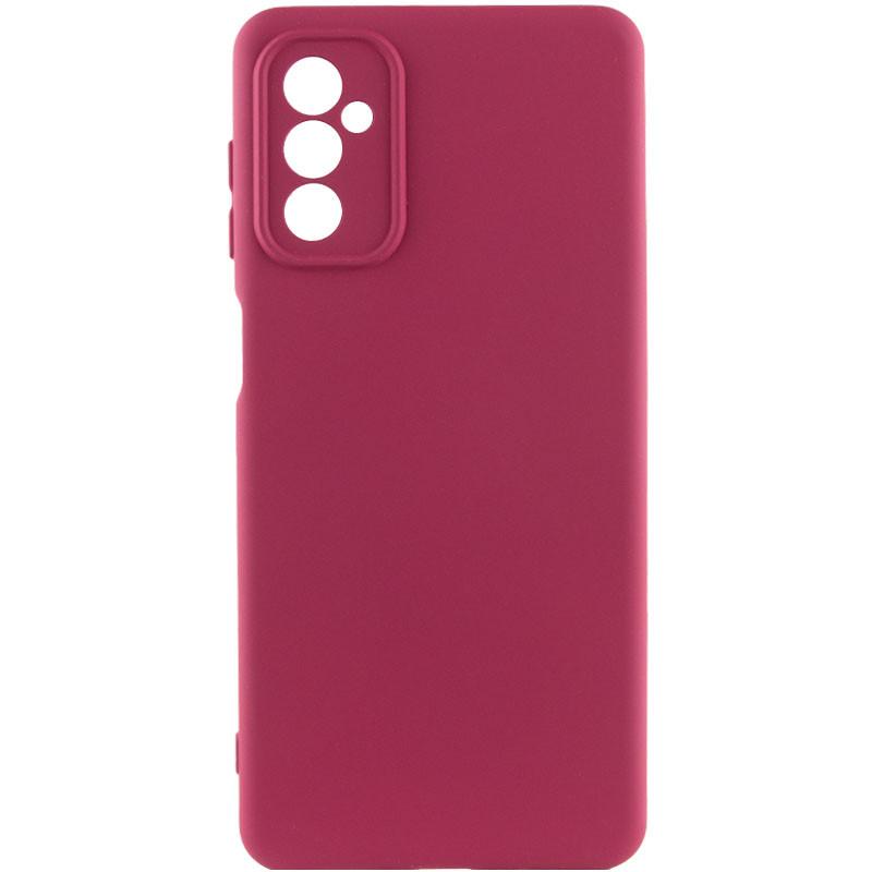 Silicone Cover Full Camera no logo (AA) для Samsung M34 (Marsala)