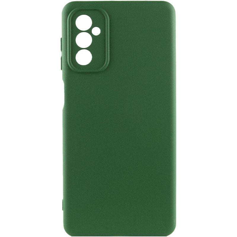 Silicone Cover Full Camera no logo (AA) для Samsung M34 (Dark green)