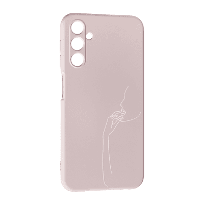 Накладка Silicone Case Art для Samsung M34 Face (pink sand)