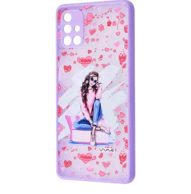 WAVE Cartoon Case Samsung M51  (heart overload)