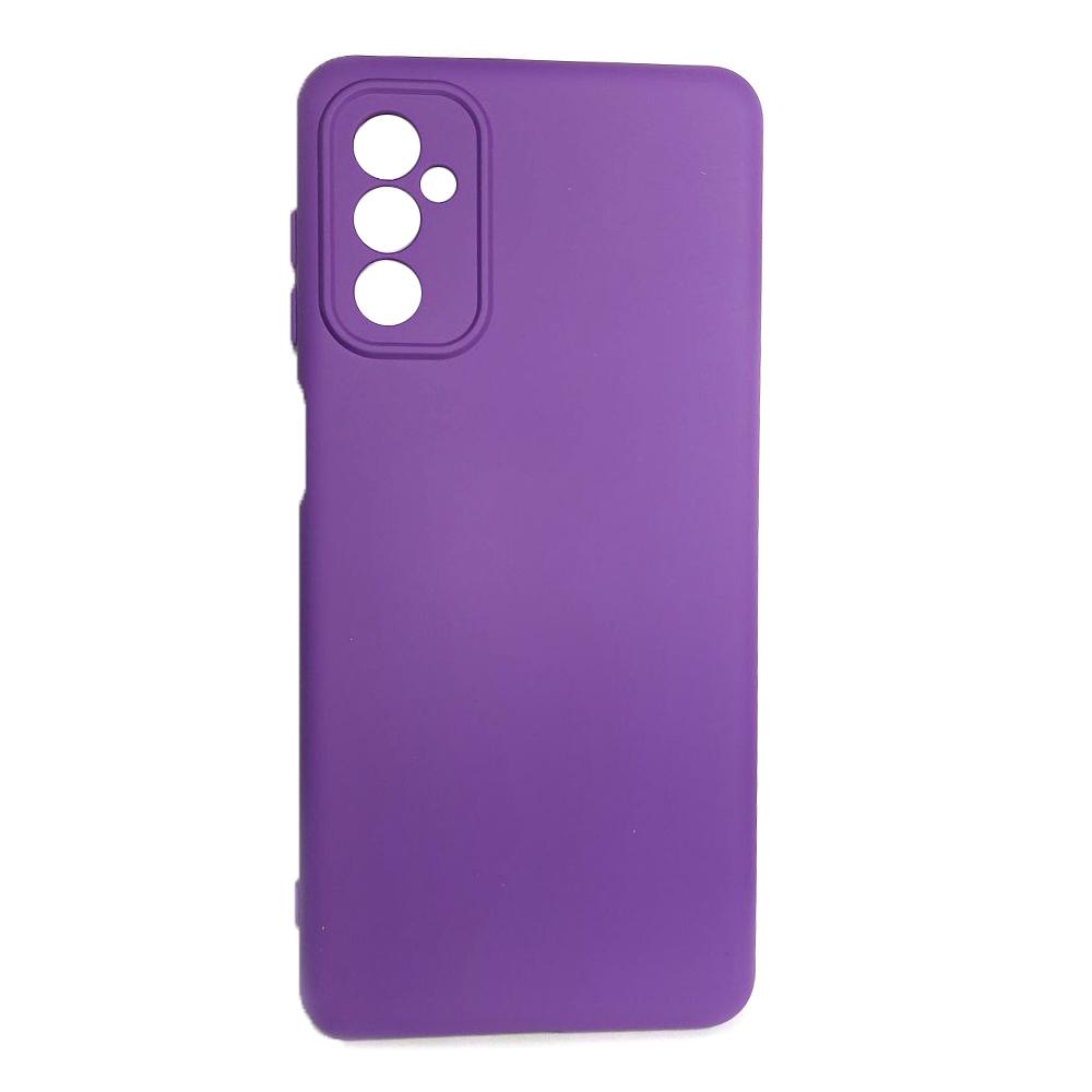 Silicone Cover Full Camera no logo (A) для Samsung M52 (Purple)