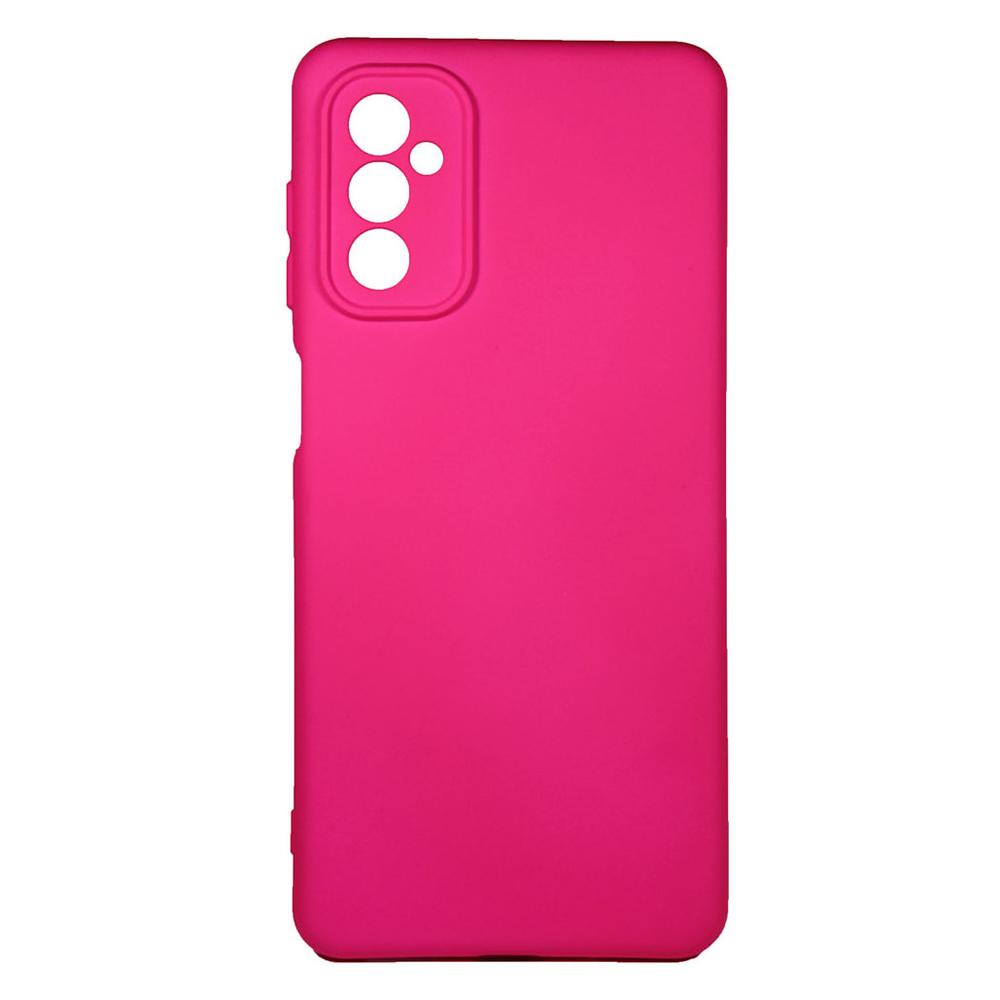 Silicone Cover Full Camera no logo (A) для Samsung M52  (Barbie pink)