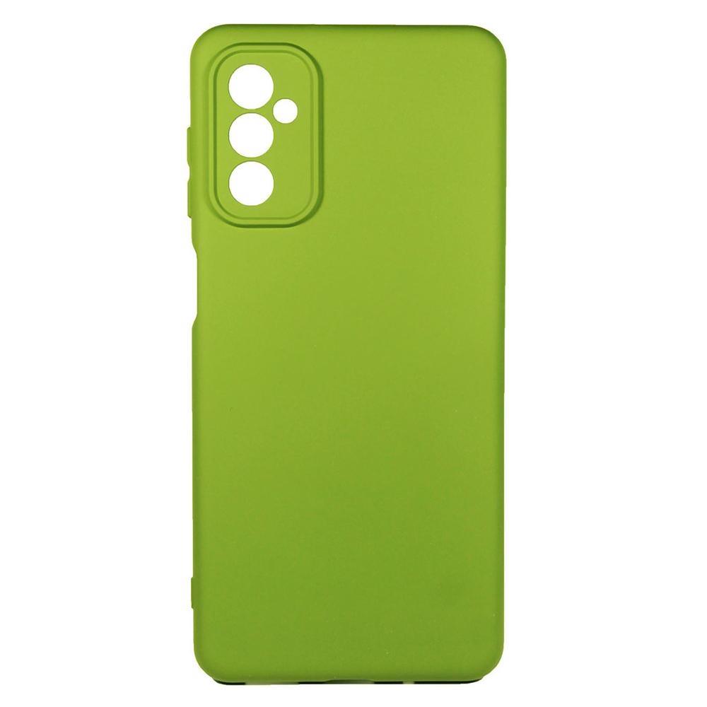 Silicone Cover Full Camera no logo (A) для Samsung M52  (Light green)