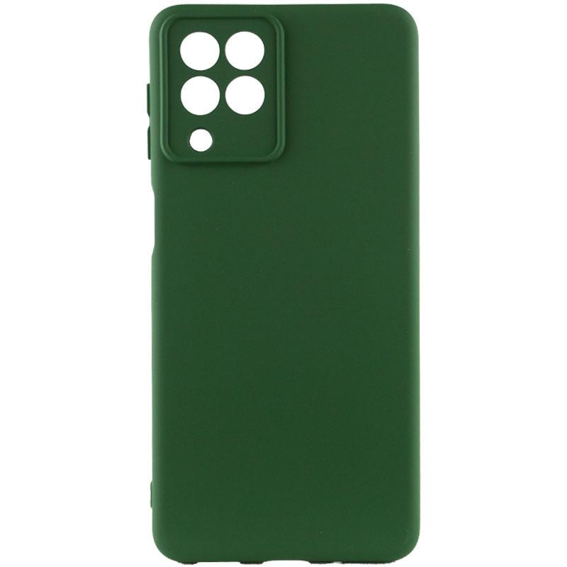 Silicone Cover Full Camera without Logo (A) для Samsung M53 (Dark green)