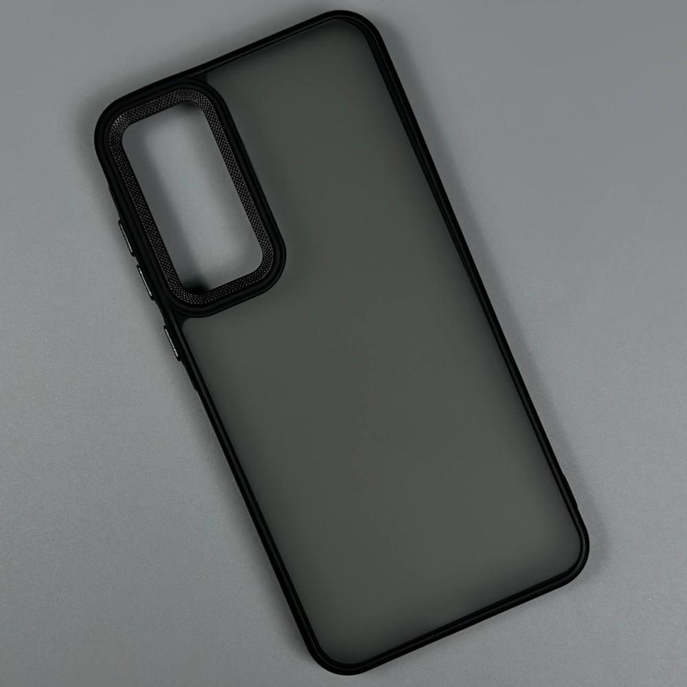 Накладка Matte Corrugated Camera для Samsung M55 (Чорний)