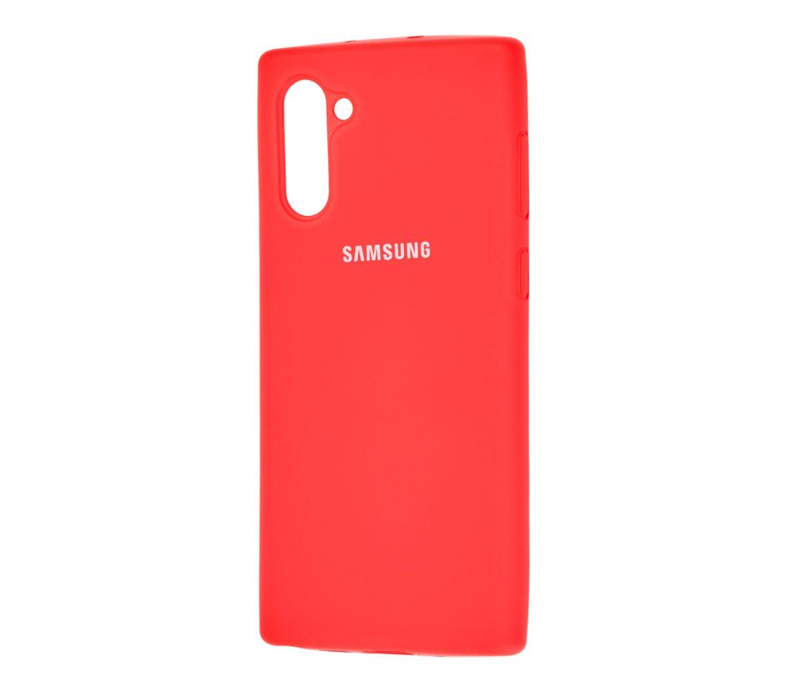 Silicone Cover Full Protective Samsung Galaxy Note 10 (red)