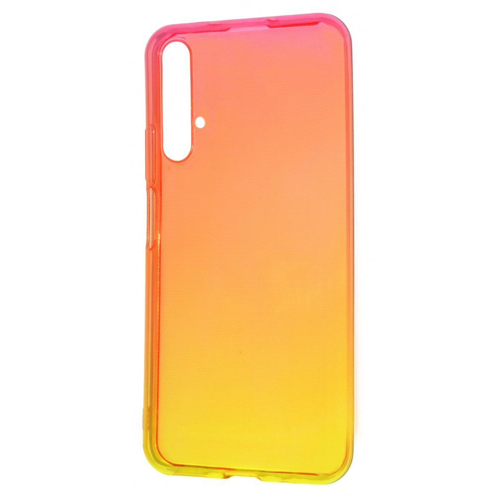 Накладка Gradient Design для Samsung Note 10 (red/yellow)