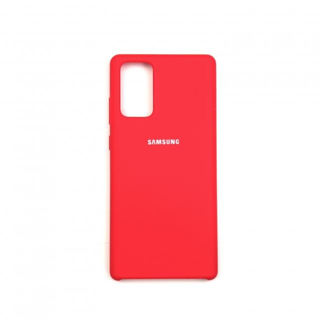 Silicone Cover (AA) для Samsung Note 20 (Red)