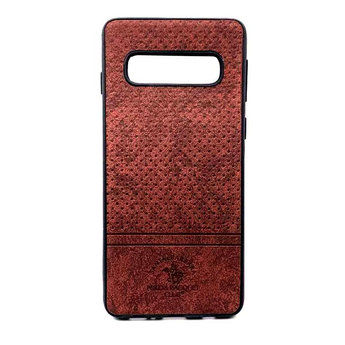 Накладка Santa Barbara velvet для Samsung S10 Коричнева