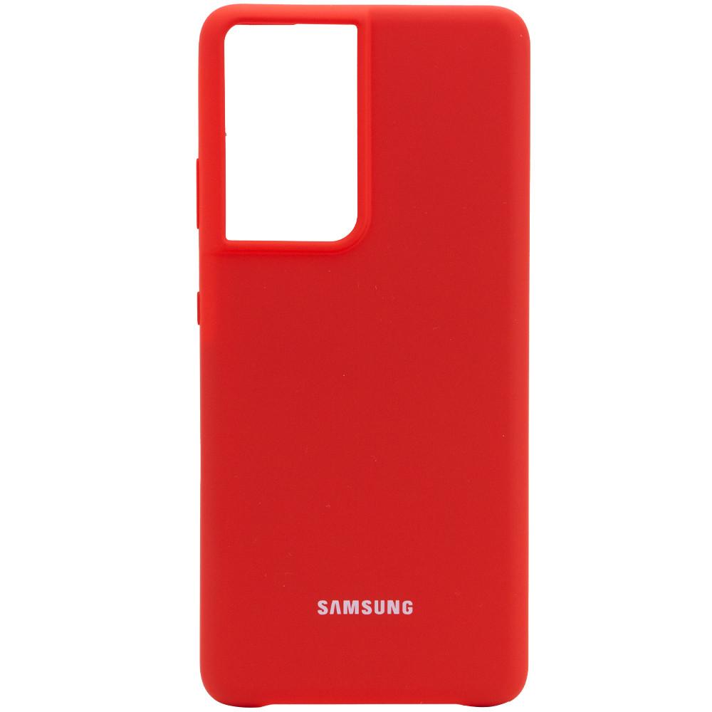 Silicone Cover (AA) для Samsung S20 Ultra (Red)