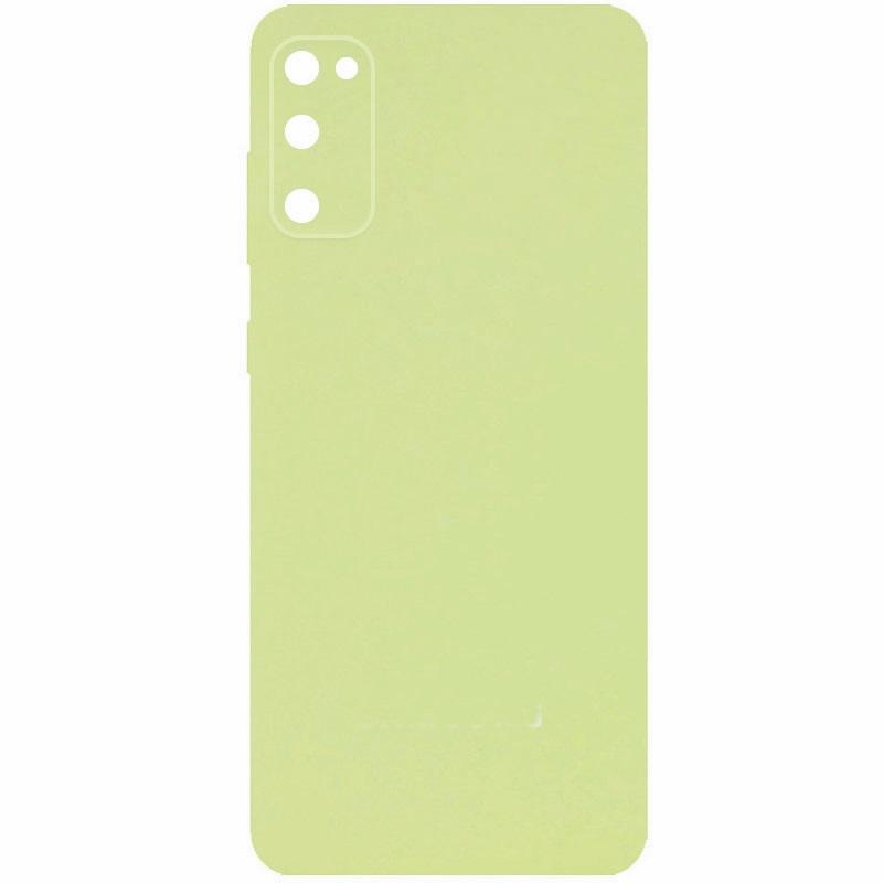 Silicone case no logo для Samsung S20 FE (Mint)