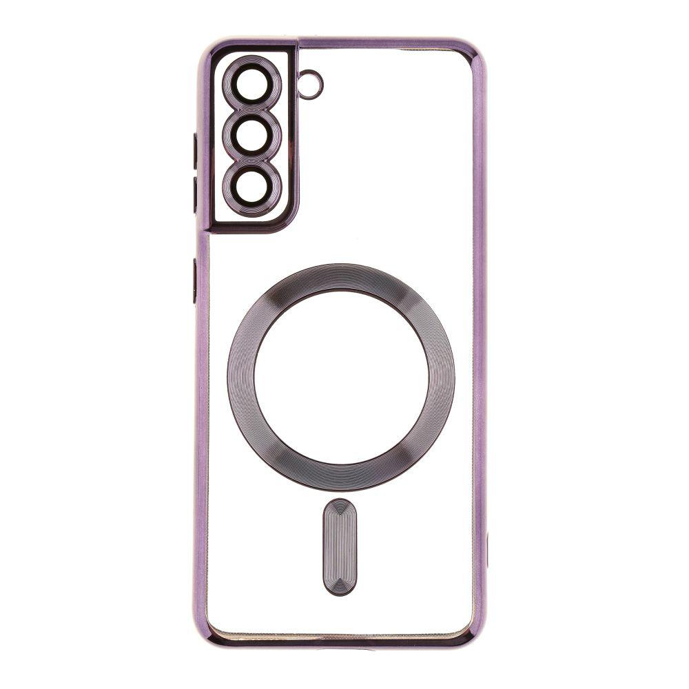 Накладка SHINING Camera MagSafe для Samsung S21 Dark violet