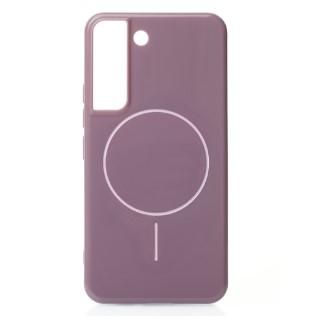 Чохол Glamour MagSafe для Samsung S21 deep purple