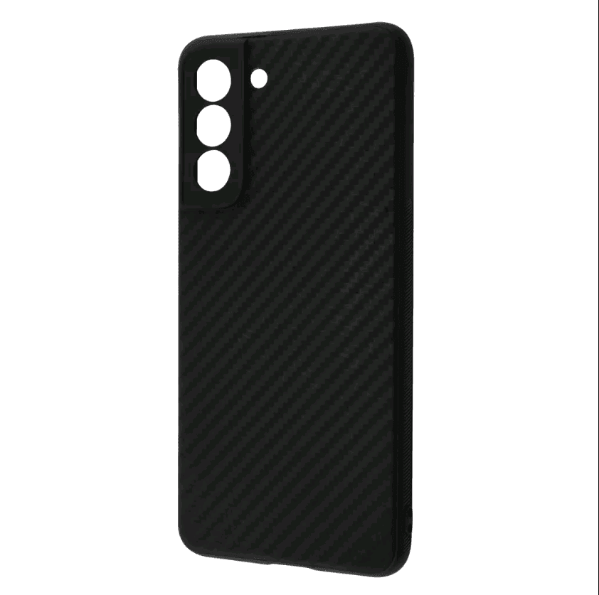 Накладка Carbon для Samsung S21FE  (Black)