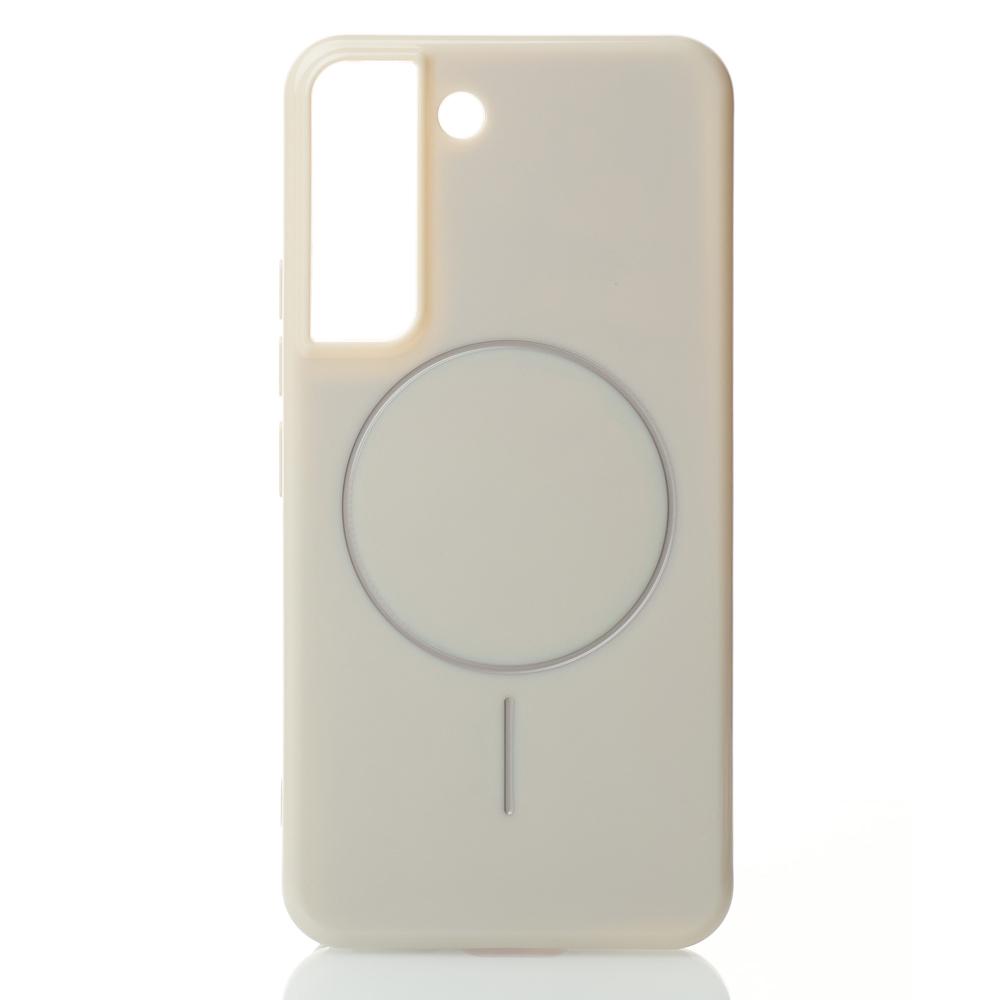 Чохол Glamour MagSafe для Samsung S21 natural titanium