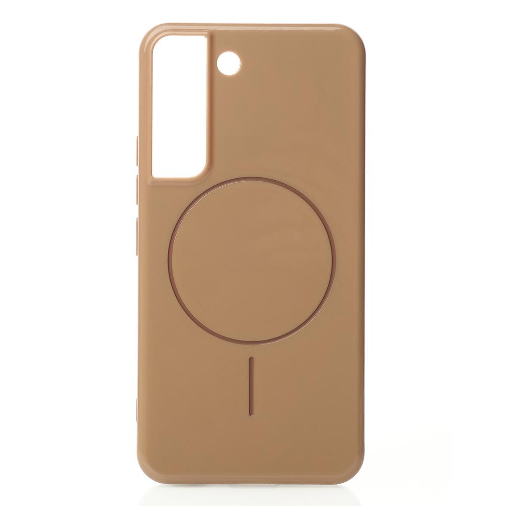 Чохол Glamour MagSafe для Samsung S22 desert titanium