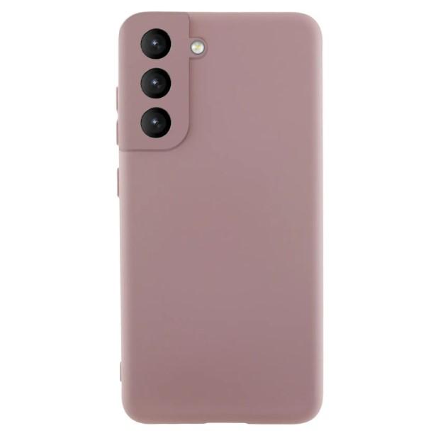 Silicone Cover Lakshmi Full Camera для Samsung S21 FE (Pink Sand)