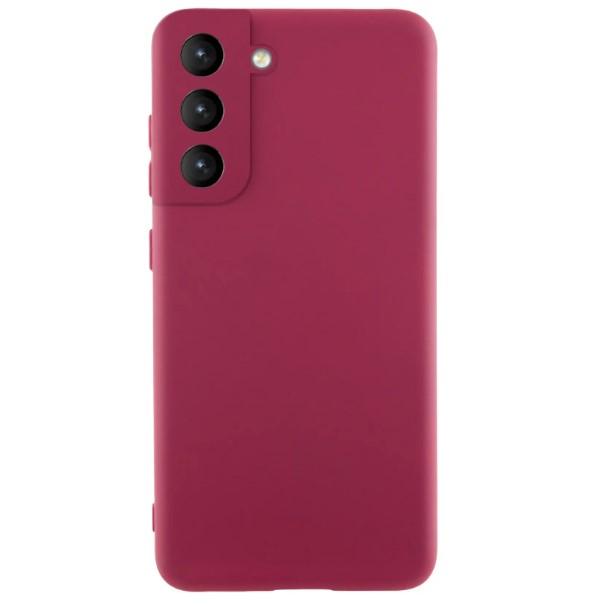 Silicone Cover Lakshmi Full Camera для Samsung S21 FE (Marsala)
