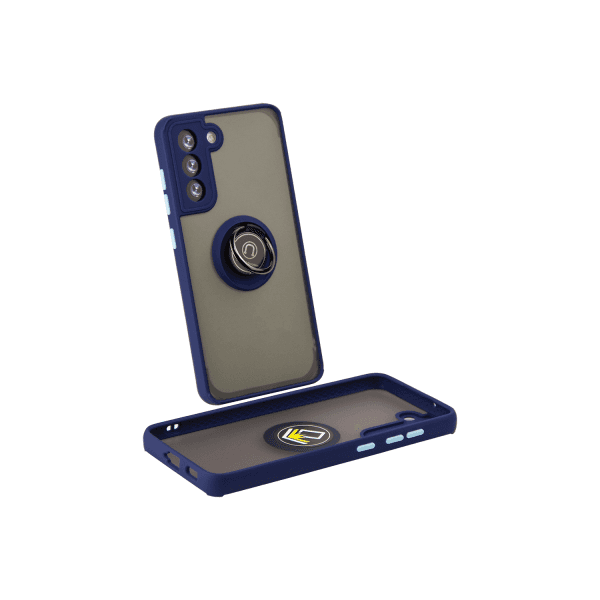 Накладка Totu Gingle Ring для Samsung S21 FE темно-синя