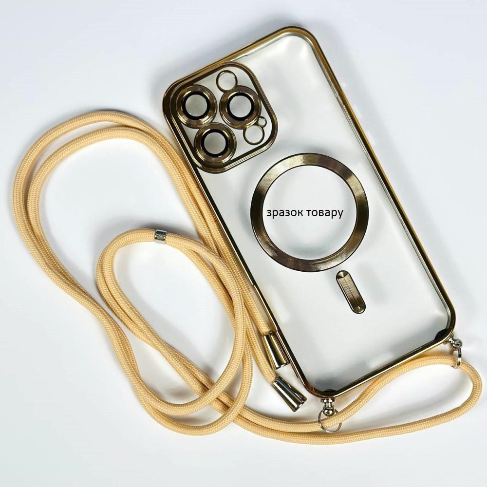 Накладка Lanyar Magsafe Crossbody для Samsung S22 (Золото)